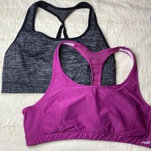Avia Sports Bras Gray & Purple Size XXXL
